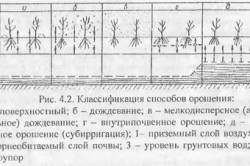 Классификация способов орошения